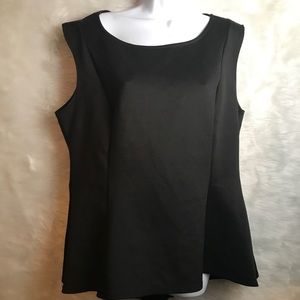 Vintage Caren Sport Black Blouse Woman’s size XL